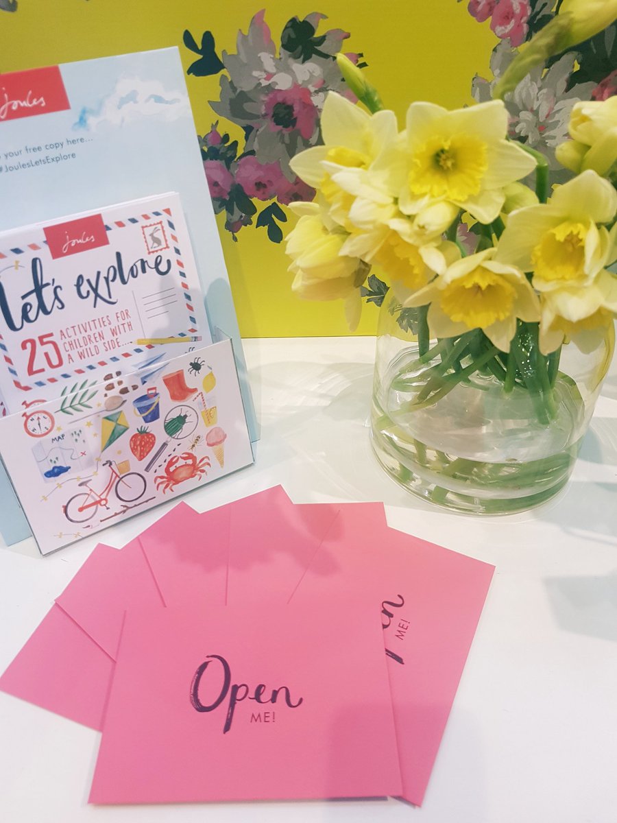 #Easter2018 activities begin this #bankholidayweekend for all the #family to get #involved and enjoy. Come into our store to pick up an explorer booklet and for a game of #treasurehunting. Lots of goodies to be won!!
<a href="/JoulesBath/">JoulesOfBath</a> #jouleseasterhunt #daffodils