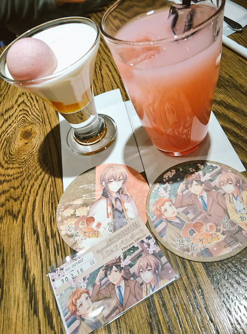 実は三文豪の企画満喫してました。楽しかった。写真が下手くそ 