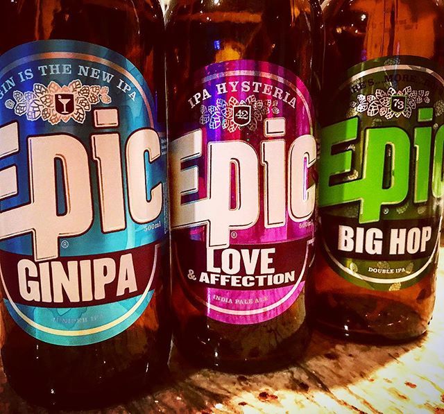 EpicBeer's tweet photo. April is looking good for new Epic beers. GINIPA Juniper IPA, Love &amp; Affection IPA, BIG HOP IPA 8.8% #nzbeer #newbeers #ginipa #epicbeer #bighop #loveandaffection #defleppard #hysteria #rickybobby https://t.co/ExRrrzoiYe https://t.co/zvkUx4e9w8