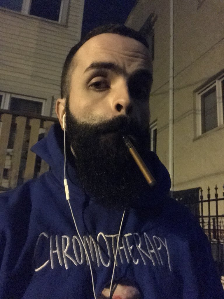 Blue is the motherfucking wave. Been in all blue everything all week, it’s a blue moon...I’m bumping “Blue” by <a href="/esheallday/">Eshé</a> in the blue Chromotherapy hoodie &amp; I’m out here urging y’all to do the same ✌️🔵✌️