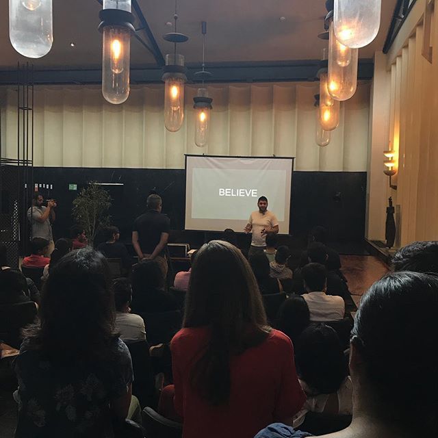 Mumbai_CM's tweet photo. “Just believe. That’s it. Everyone here believes in what we are doing. Every single day.” — @prateeksadhu #CMcourage https://t.co/MJlugJ31Q1 https://t.co/6sHntdv6j8