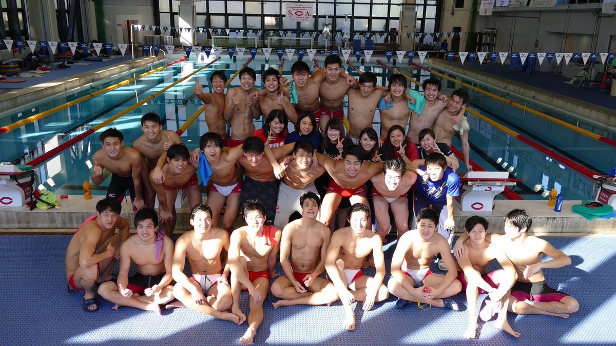 中央大学水泳部 新入生のみなさん ご入学おめでとうございます 私たち体育連盟水泳部は マネージャーを募集しています 日本学生選手権で男子総合優勝をするべく 日々努力を重ねています 僕たちと一緒に日本一熱い夏をすごしましょう 興味がある