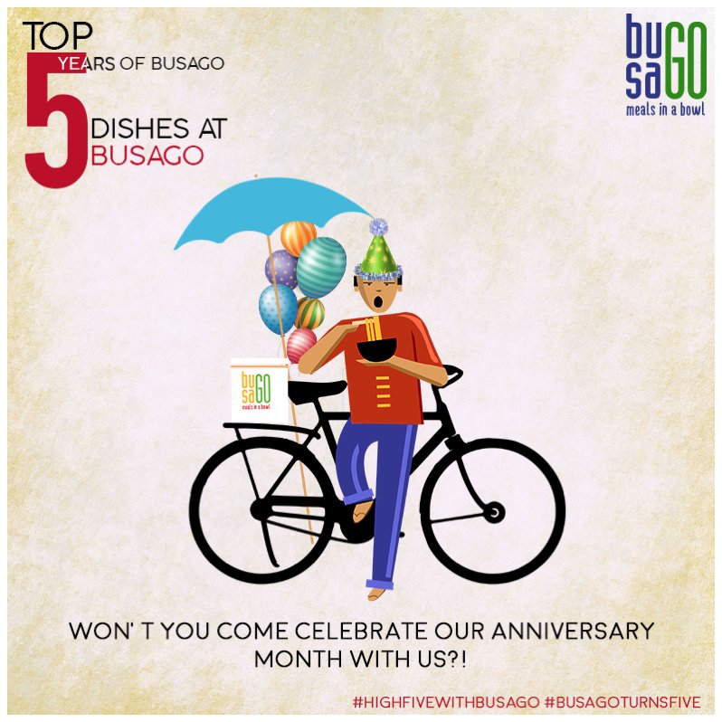 BUSAGO's tweet photo. Our journey has been nothing but amazing – Turning older & tastier! Are you excited for our Anniversary month ?
#BusaGo #Oshiwara #PaliHill #Mahim #Mulund #BKC #Powai #Thane #5yearsOfBusaGo #HighFiveWithBusaGo #BusaGoTurnsFive #Anniversary #BusaGoBirthday #MumbaiFoodie #Foodies https://t.co/gOSRhuGaQX