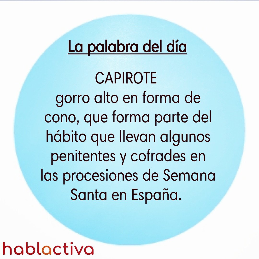 hablactiva's tweet photo. #lapalabradeldía #semanasanta #holyweek #significadopalabras https://t.co/GfSrItXhKf