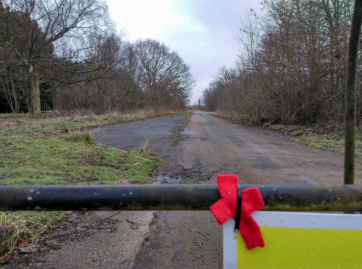 northernpilgrim's tweet photo. On #GoodFriday we walk in silence past a now disused RAF airfield. We leave a cross as a symbol of peace. #StudentCross https://t.co/CUwZ2bPmvf