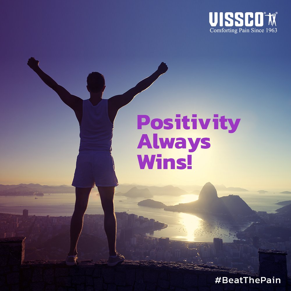 Vissco's tweet photo. The world needs people who wake up each day to speak words of optimism in the face of extreme negativity. They are the ones who #BeatThePain! We know that you are one of them. Write a #PositiveWord in the Comments section. https://t.co/TTOpgDE4gY. https://t.co/B2l3LcwexF