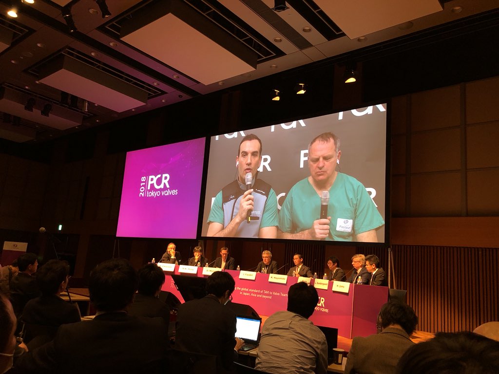 Great live case from Toulouse with evolute R valve #PCRTokyo