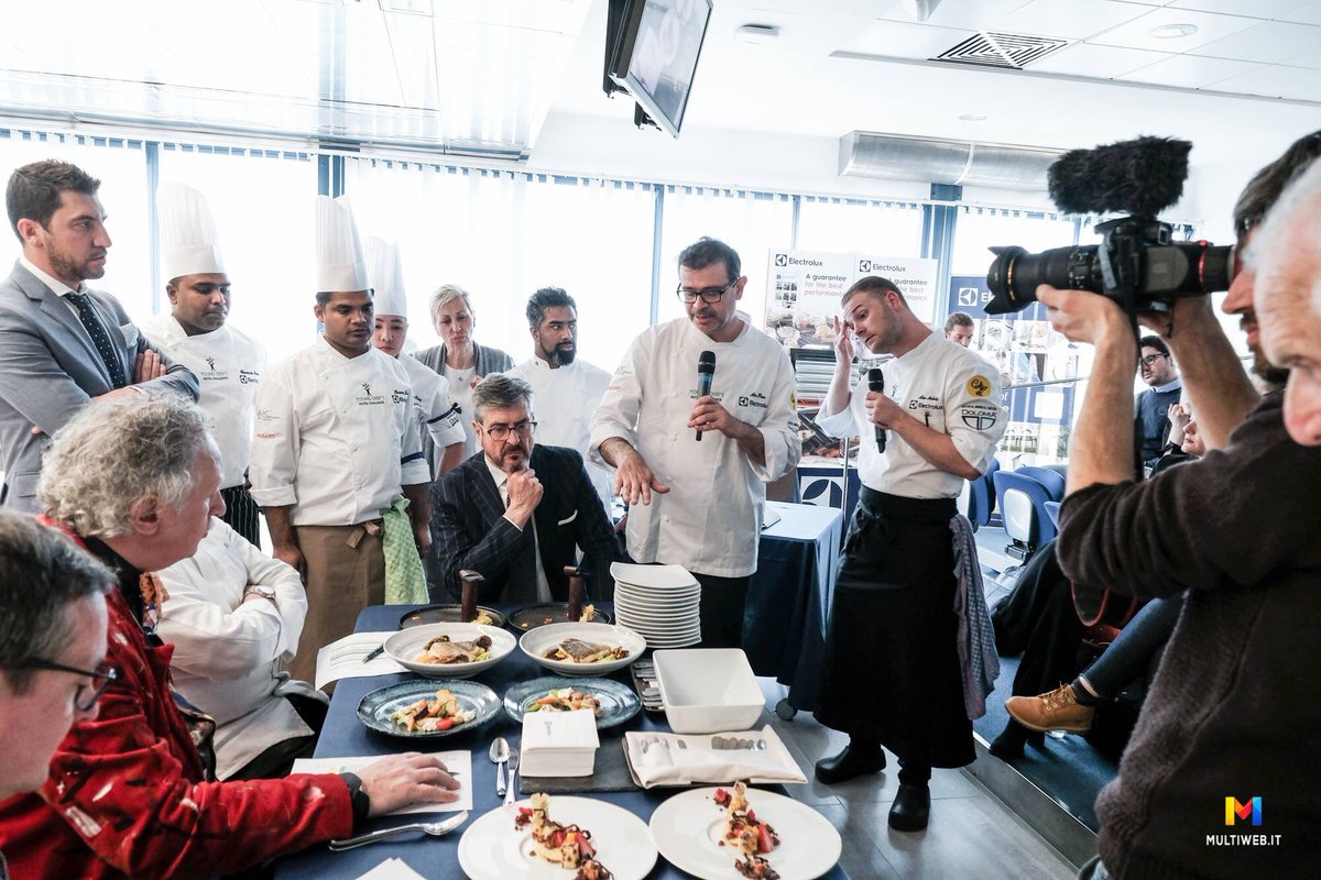ImpresaOnline's tweet photo. THE NEXT GENERATION WINS
And the winner is.... obviously the best team who has demonstrated all the necessary skills and the right application of the Electrolux Professional Cook&Chill systems.
#Electrolux #Multiweb #IRCEVENTS #Italy #Pordenone #youngchefchallenge #Dubai #ychc https://t.co/kurmJysS8O