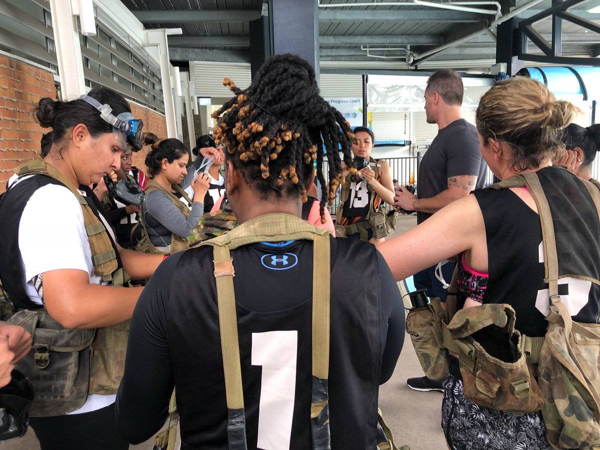 usacricket's tweet image. A huge thanks to the Queensland Police officers who helped run 'Testing Limits Together' earlier today, which is a specialized resilience training course that the whole #TeamUSA Women's Squad took in Brisbane.

#WeAreUSACricket🇺🇸