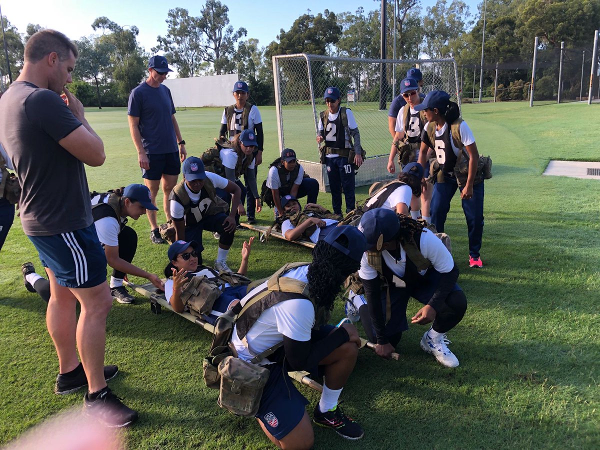 usacricket's tweet image. A huge thanks to the Queensland Police officers who helped run 'Testing Limits Together' earlier today, which is a specialized resilience training course that the whole #TeamUSA Women's Squad took in Brisbane.

#WeAreUSACricket🇺🇸
