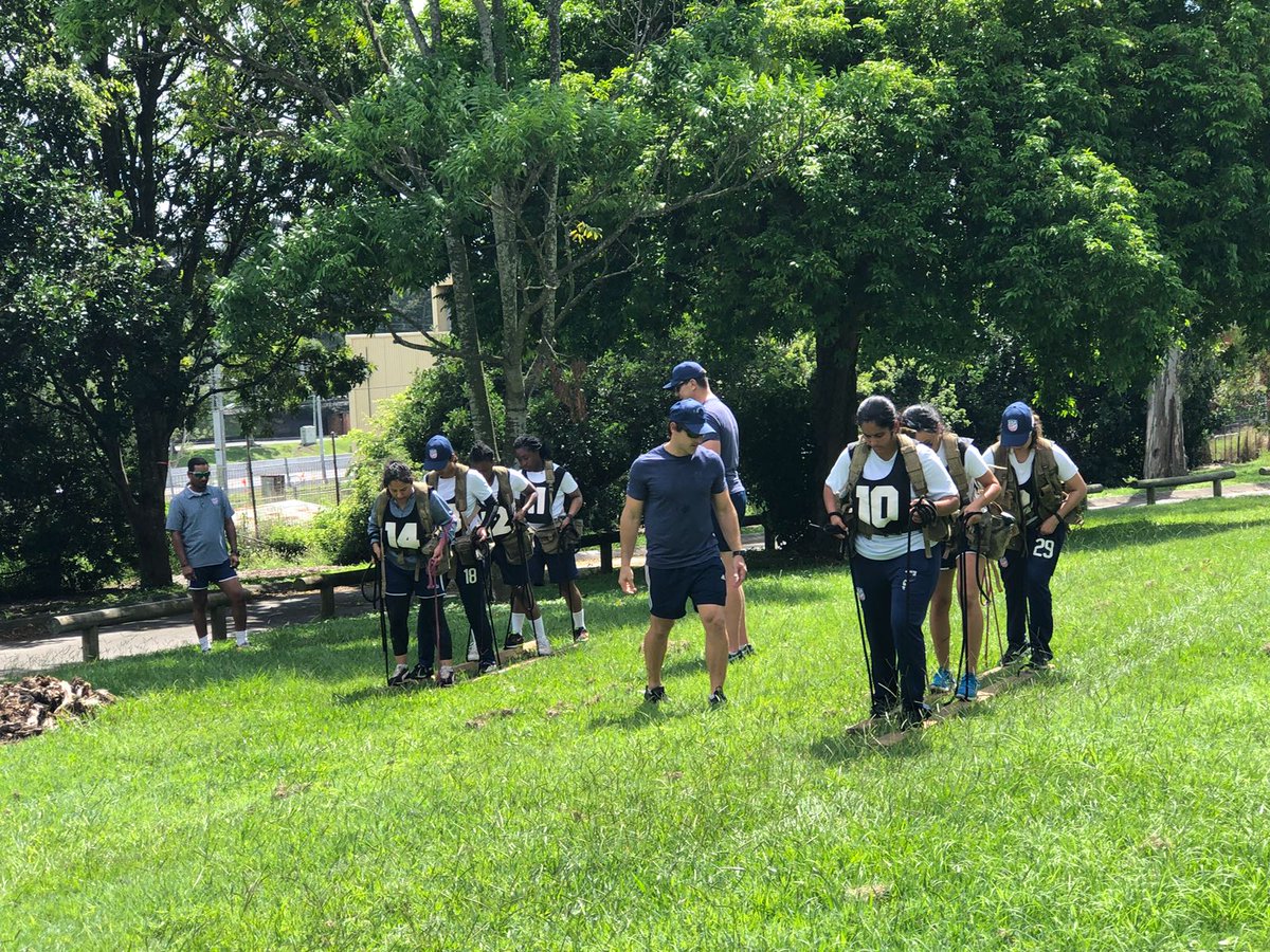 usacricket's tweet image. A huge thanks to the Queensland Police officers who helped run 'Testing Limits Together' earlier today, which is a specialized resilience training course that the whole #TeamUSA Women's Squad took in Brisbane.

#WeAreUSACricket🇺🇸