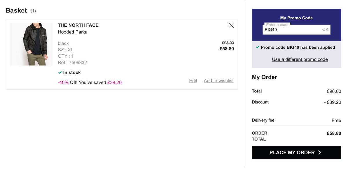 north face discount code 2018