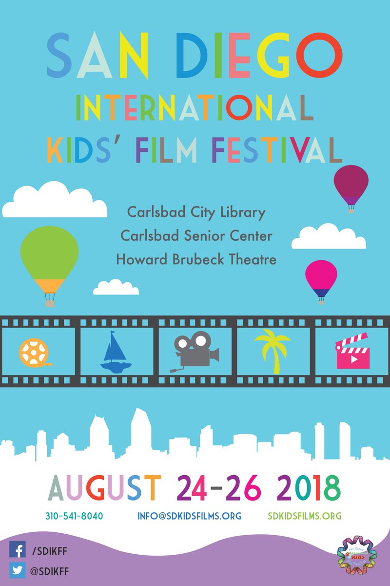 stevenjselcuk's tweet photo. 2018 San Diego International Kids Film Festival is opening for submission now.
Deadline : 30 June 2018
Details π https://t.co/8ZhRiNcA5v
Submission π https://t.co/Fhi2HG7fwW
https://t.co/JaQs5JhaGK
#sdikff #filmfestival #independentfilm #shortfilm #filmmaking https://t.co/xQTa8TupLU