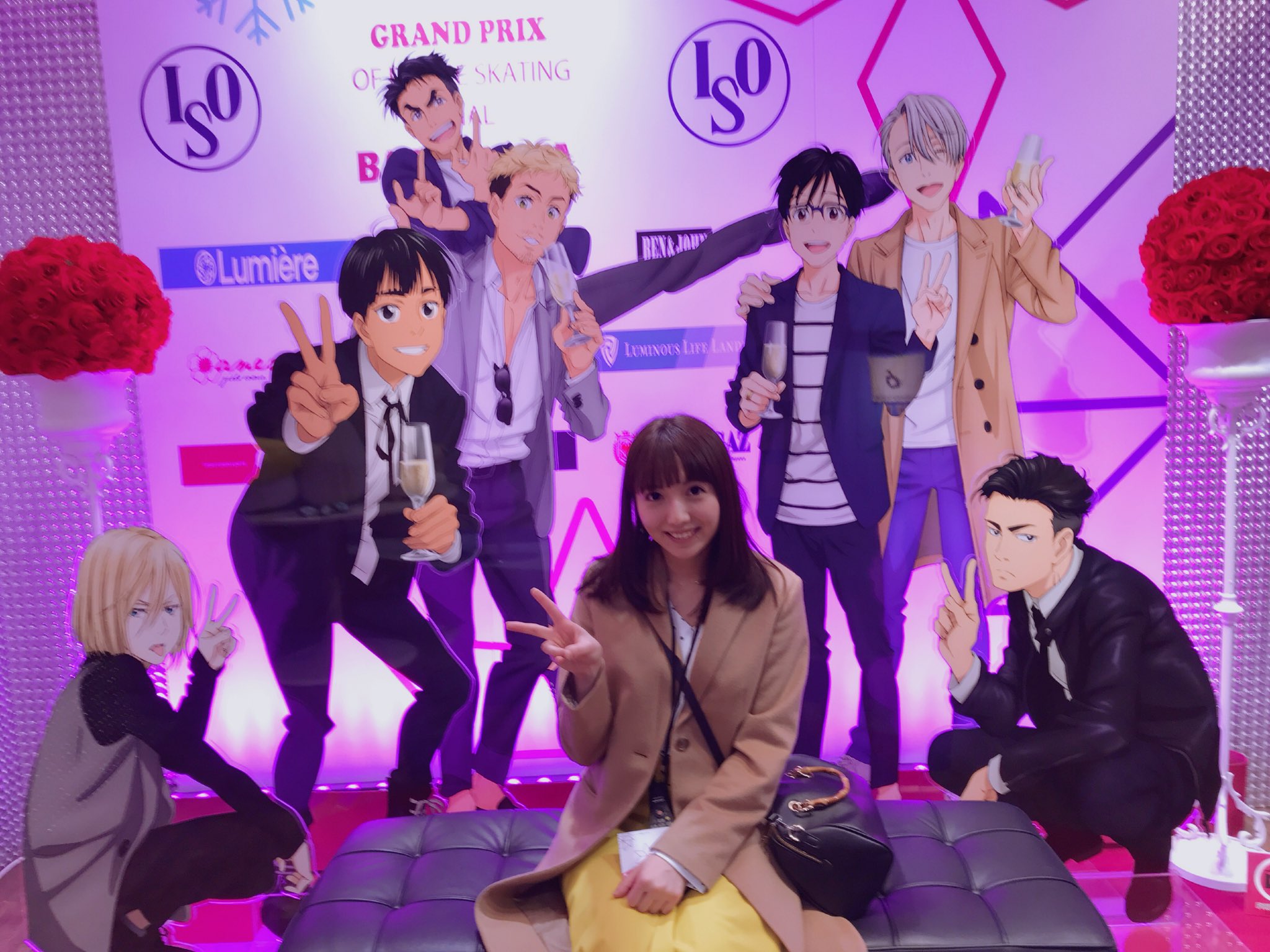 森 遥香 Youtubeやってます たくさんのコメントありがとうございました ゆっくりお返しさせてください 先日 一人で ユーリ On Museum に行ってきました 衣装マネキンが等身大で筋肉や身長差も再現されてて萌え 音声ガイドは勇利とヴィクトル