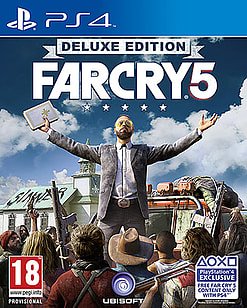 GAMEHaywards's tweet photo. #FarCry5 Deluxe Edition and the season pass available at #GameHaywardsHeath for just £67.99!! Limited stock of the Deluxe Edition available so don't miss out and remember it's #CheaperWhenYouTrade.    😉 https://t.co/YH44ADOsrC