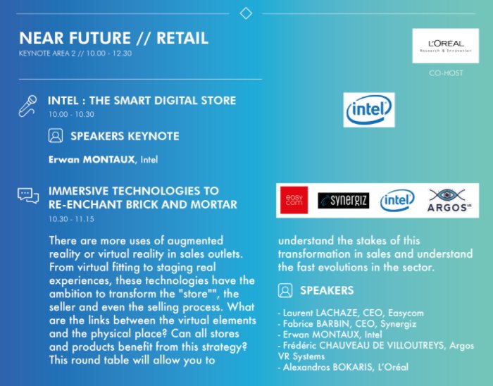 Vendredi 6 Avril, nous serons présent au <a href="/lavalvirtual/">Laval Virtual</a>, le plus grand évènement professionnel dédié à la VR et l'AR ! Frédéric, CTO <a href="/argosrig/">Argos VR Systems</a>, participera à une table ronde pour parler du futur du retail : AR, VR, MR, scan 3D. 🚀 
#LavalVirtual #AR #VR #3D #Retail #Future