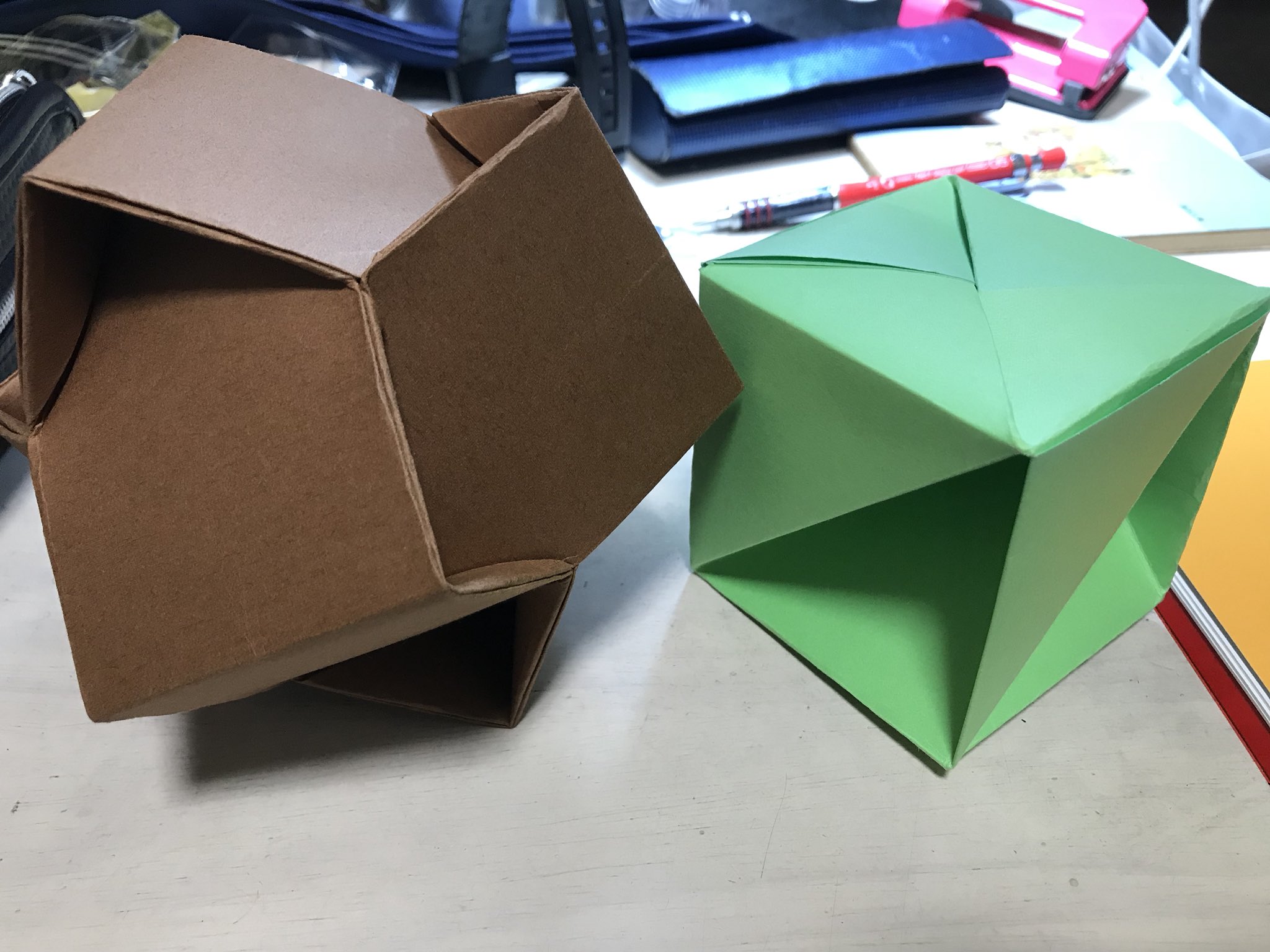 折り紙作品 その1 Twitter