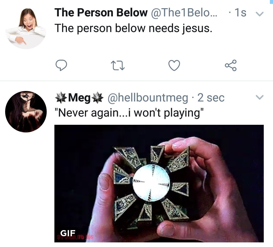 hellbountmeg's tweet image. Maybe