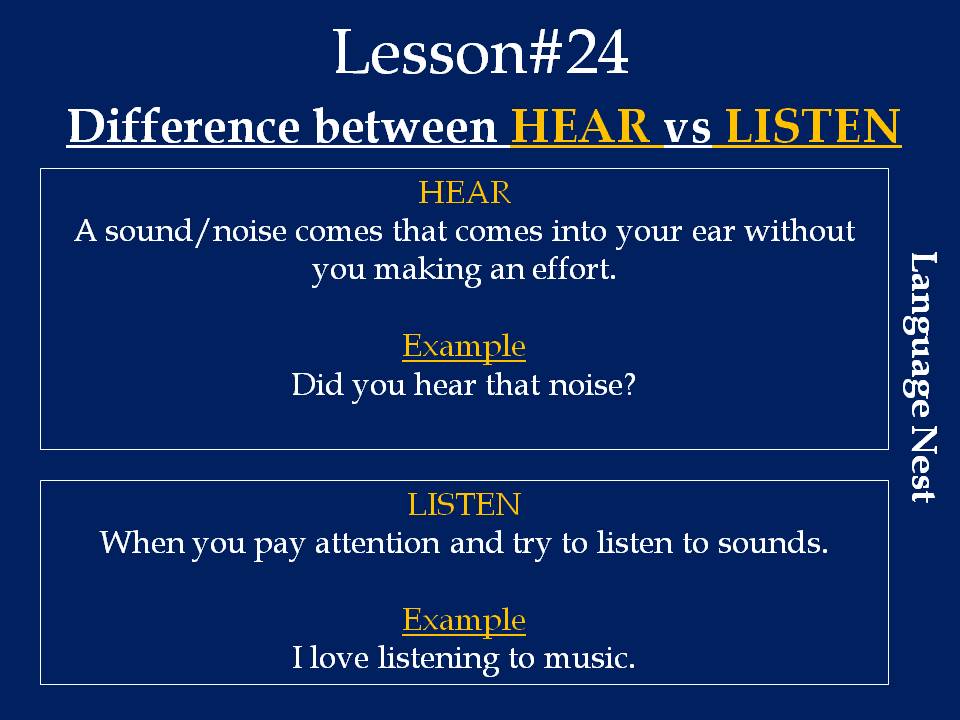 language_nest's tweet photo. Lesson #24  #hearvslisten #preparedbysaniya #figuresofspeech #languagenest #dailyenglish #learnenglish #besteasycoaching #contactforonlinecoaching #twitterdaily #hashtaggame #learnenglishinbaroda #learnwithsaniya #SaturdayMotivation https://t.co/3PnjoWEHkN