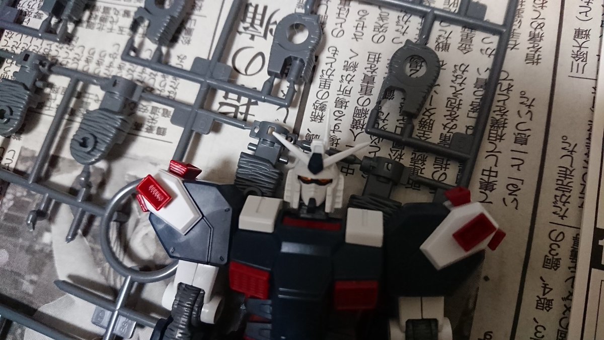 hgで無加工でこのブレードアンテナのシャープさはヤバい、私の知ってるHGじゃない。
伝わるかな？伝われ