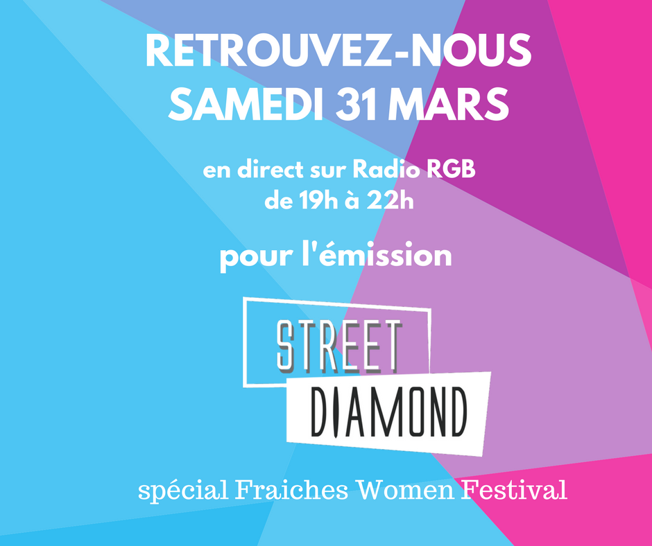 Lafrolesite's tweet photo. RDV ce soir de 19h à 22h sur les ondes de #RadioRGB ds l’émission @streetdiamondfm pr une spéciale #FWFbyLAfro avec quelques intervenantes du festival en exclu dont la marraine @_leilasy_ ! Vous pourrez nous poser des questions.
Lien vers notre campagne : https://t.co/DvaGYUDaHJ https://t.co/IPxp4pymJF