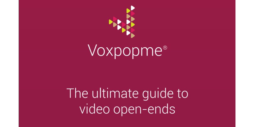 voxpopme's tweet image. Looking for a one-stop #guide to everything you need to know about video open-ends?

- upgrade to open-end text questions
- source better / more powerful insights
- quickly add to any survey or platform at any time

ed.gr/ps6q #mrx #videoresearch #research