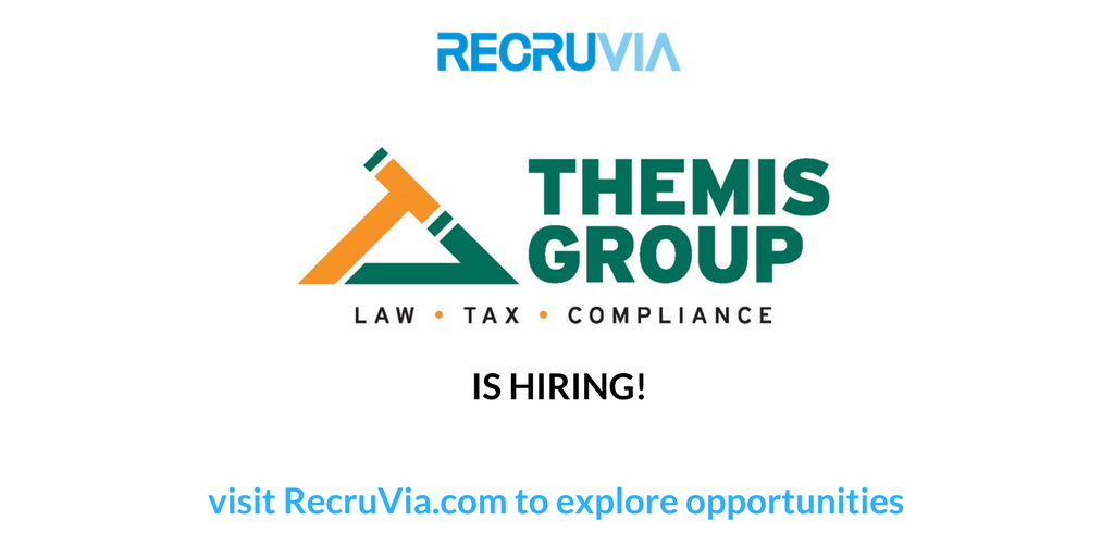 RecruVia's tweet photo. Themis Associates is hiring! Visit https://t.co/gr0io6yFNz to explore possible opportunities.
#RecruVia #Legal #Tech #Recruitment #Jobs #LegalJobs #Lawyers #LawFirm #LegalRecruitment #Law #Hiring #Automated #Discreet #Confidential #Platform #Simplify #Energise #ApplyViaRecruVia https://t.co/p5m3Xl314y