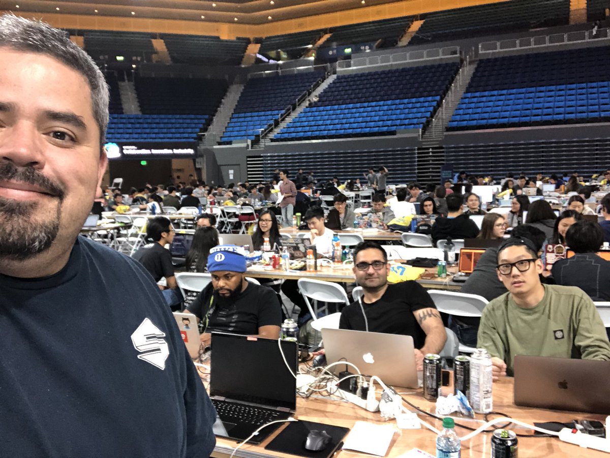 g8rojas's tweet image. At least 5 #codingbootcamps in the area and @WeSabio only one with #cto in the house #LAHacks2018