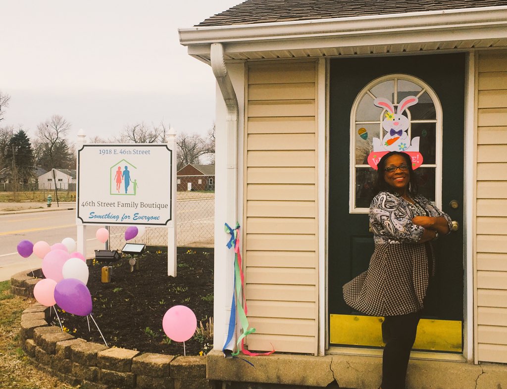 Andrea_Morehead's tweet photo. Today’s #GrandOpening of 46th St. Family Boutique in #SoBro! Val is one several businesses that are part of a #CommunityComeback! #Renaissance #ProvidingJobs #SouthBroadripple Check out my story. https://t.co/j0XkqaVZ9R https://t.co/PIuwcrzH0W