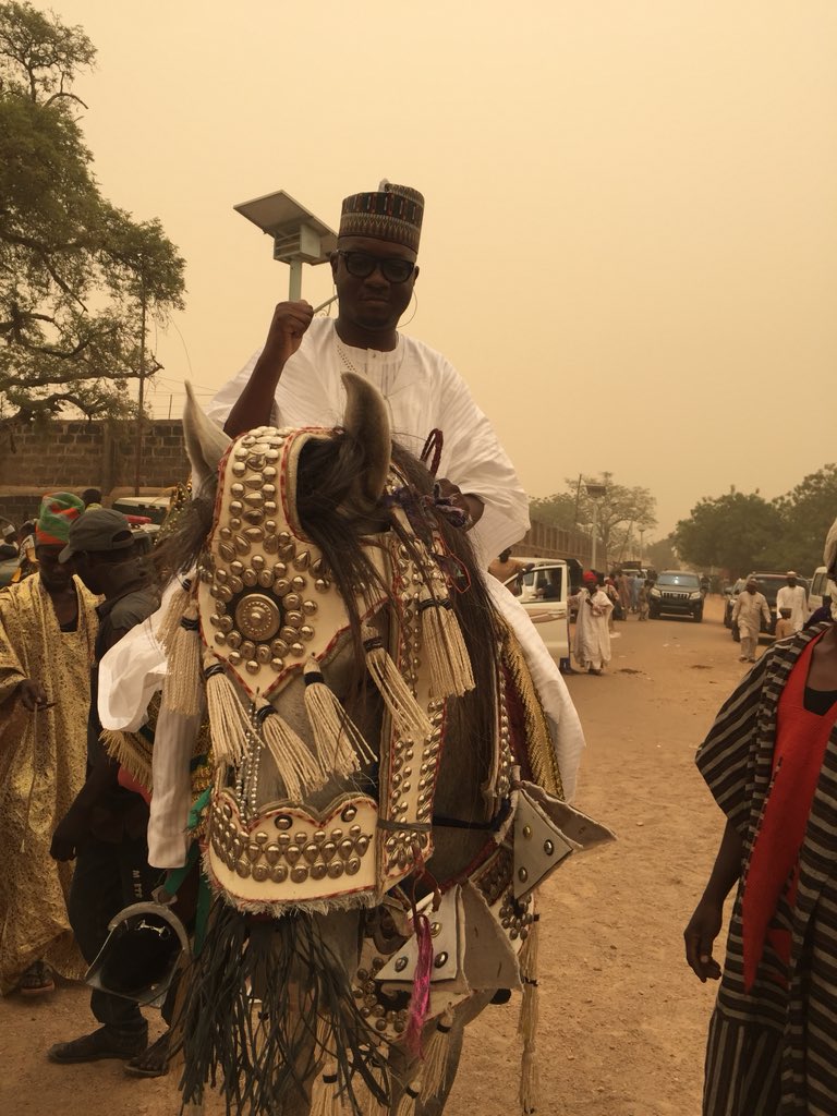 iAmMuyo's tweet photo. At the #turbaning ceremony of the first #DujimaAdamawa May God bless your reign Alh. Musa #NorthEast #Nigeria #generationalshift #huasa #Yorubaman https://t.co/SEkhTu2xeF