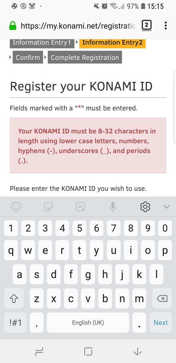 Pesep Just Gotta Find A Way To Create A Konami Id Man Simple 1 On Pc Desktop Create Konami Id And Log In 2 Log In To Konami Id On