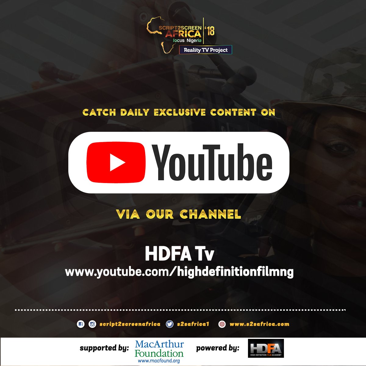 mikkyly's tweet photo. @S2SAfrica1 Mr. Oladapo said; “Be ready for the challenge. Create ideas using movies as an object to fight corruption because the film can indeed be a catalyst for revolution.”  #Script2ScreenAfrica  #Script2ScreenAfrica https://t.co/1SmPB5O3wk