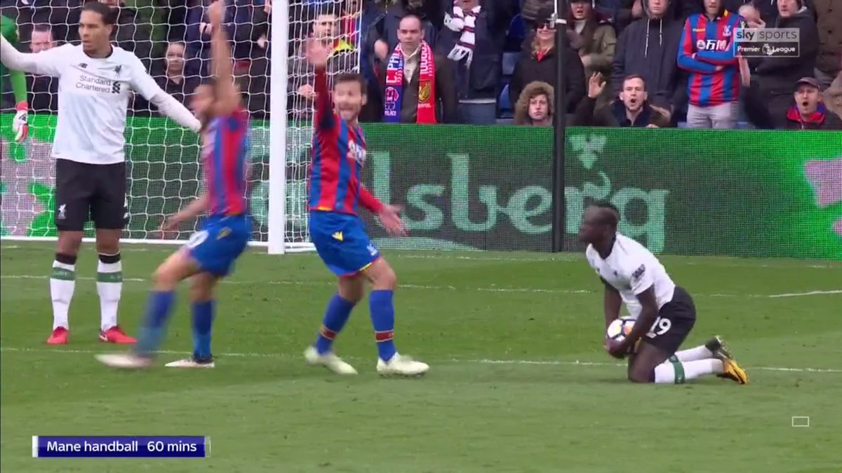 The most blatant handball from Mane.
Should he have been given a second yellow card for this?
RT for YES
LIKE for NO