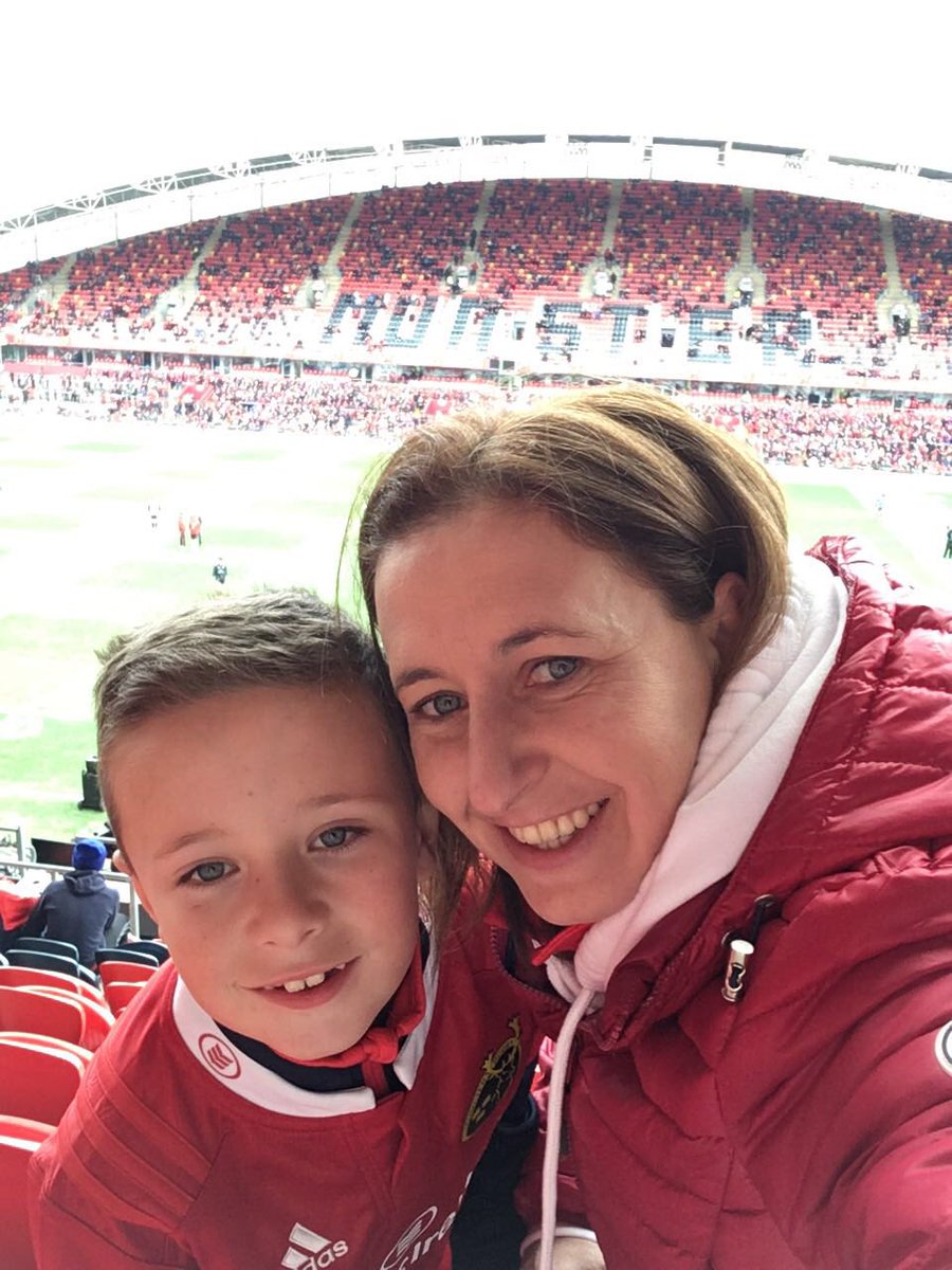 Aoife and Rory having a mother son day out.. What a day out!!! Wish I was with them!! #MUNvRCT