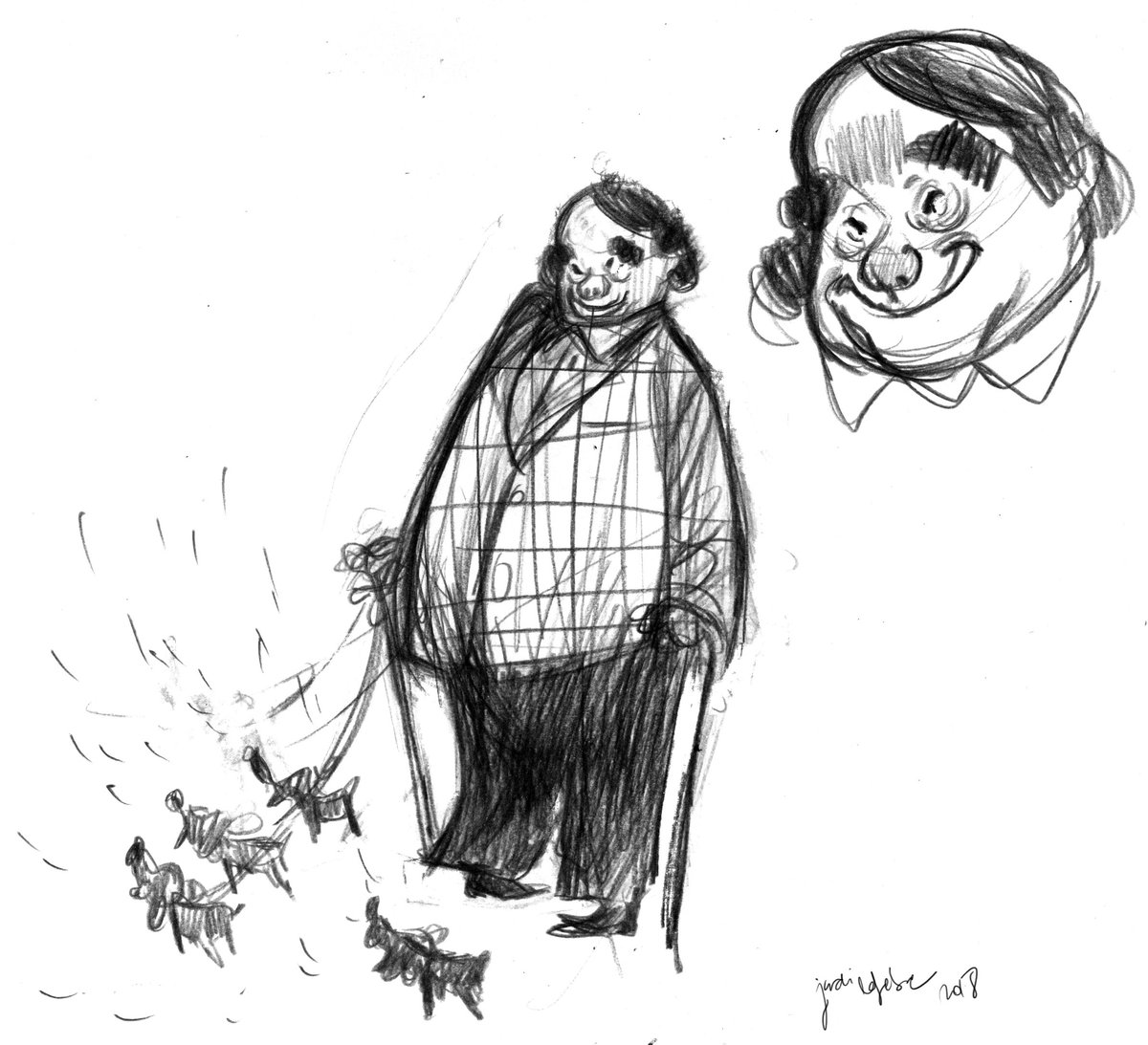 To draw respectfully a credible handicapped person is always challenging and interesting. 
It should be more in comics and illustration. 