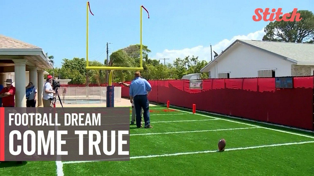 Teen Battling Brain Cancer Backyard Football Field Wtae Tv