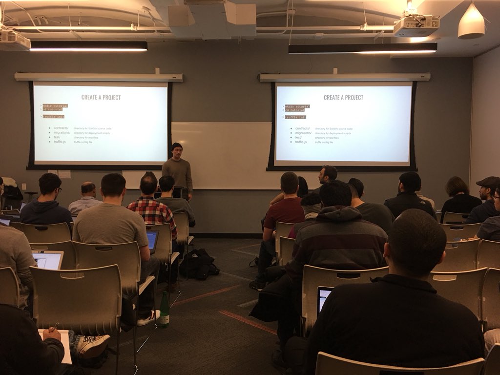 #nycblockchainhack begins! 🎉🎉🎉@blockstack <a href="/ConsenSys/">Consensys.eth</a> <a href="/BlockchainWorks/">Blockchain Works</a>