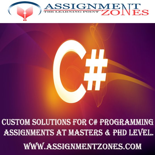 AssignmentZones's tweet image. C# is a basic purpose programming language developed around 1999 or 2000 by Anders Hejlsberg at Microsoft. goo.gl/ZP7iAB
#CSharpAssignmentHelp
#CSharpHomeworkHelp
#CSharpAssignmentHelpServices
#CSharpProjectHelpServices
#CSharpProjectTutor
#OnlineServicesCSharpHelp
