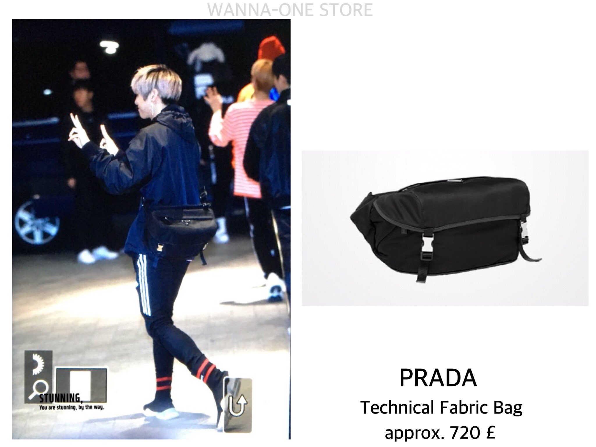 prada technical fabric backpack