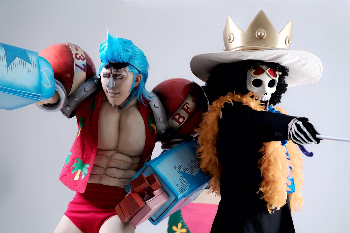 アムロ 池ハロ鎧さん コスプレ One Piece ニコ ロビン むらさん ブルック Melonさん フランキー アムロ Photo Hidebito Tkmemocom 0324まつわらの一味 T Co Tnmyjdryvg Twitter