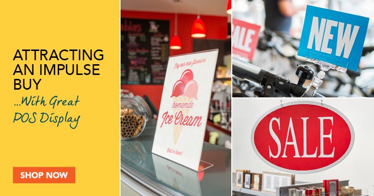 ShopfittingWhs's tweet image. Choose from a range of #POS display and signage items to help you showcase your products, posters, leaflets, brochures and signs. You'll also find we have all the little merchandising accessories for in store displays too ow.ly/80p830iW4up #SpringDisplay