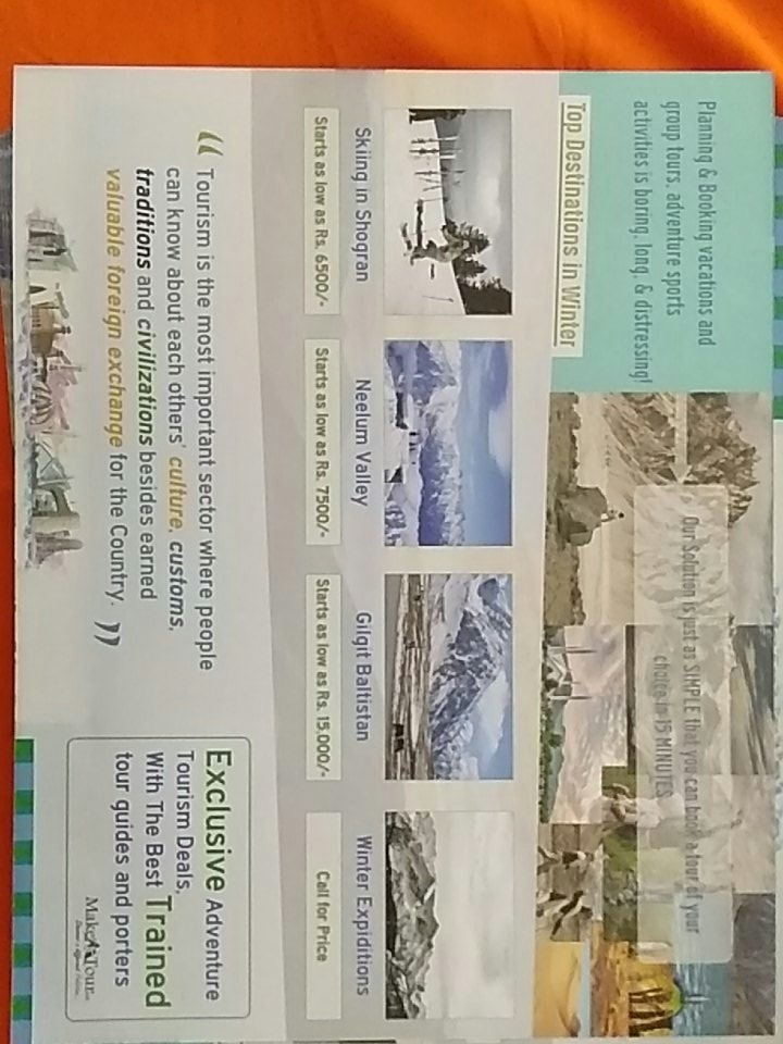 MakeatourPk's tweet photo. #MakeAtour's brochure at #StartupLahore https://t.co/IhmJs09SOx