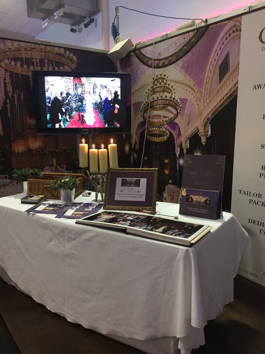 It’s that time again @Ed_WeddingFair today and tomorrow. Come say hello at stand 84 to hear about our exclusive wedding fair offers 👋🏻👰🤵 #sayidhu #edweddfair