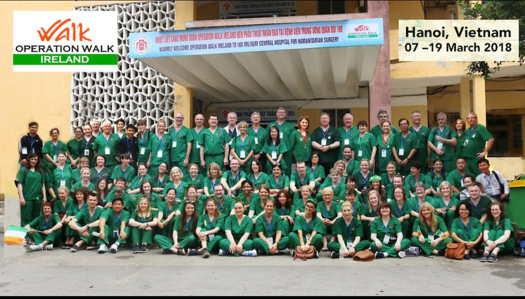 mayomedicalcbar's tweet photo. #Operationwalkireland ๐ฎ๐ช well done to all the medics & volunteers who travelled to Hanoi , Vietnam on their humanitarian mission ๐๐ป๐๐ป#lifechanging #changinglives #surgery #Orthopaedics @OpWalkIreland @IrishOsteo @AllThingsMayo ๐ฎ๐ช https://t.co/KRoi4b8VKb