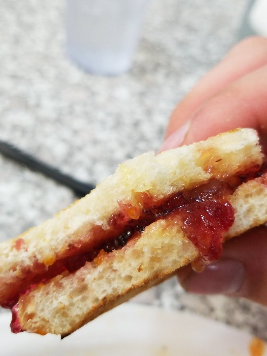 HuddyB35's tweet photo. I call it "The Jam it all to Helly Sandwich" https://t.co/Xl0t6qbMF8