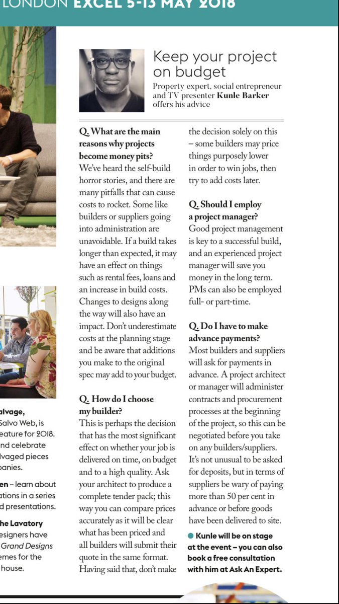 Kunlebarker's tweet photo. Great to have 2 pieces of my copy in this months Grand Designs Magazine. It was a tight deadline so retreated to the #creative lab space at @Uncommon_space 2 hours later I had some copy which @granddesignsmag liked! #property #design #coworking #architecture #self-build #worklife https://t.co/A9ZY8KQEVm