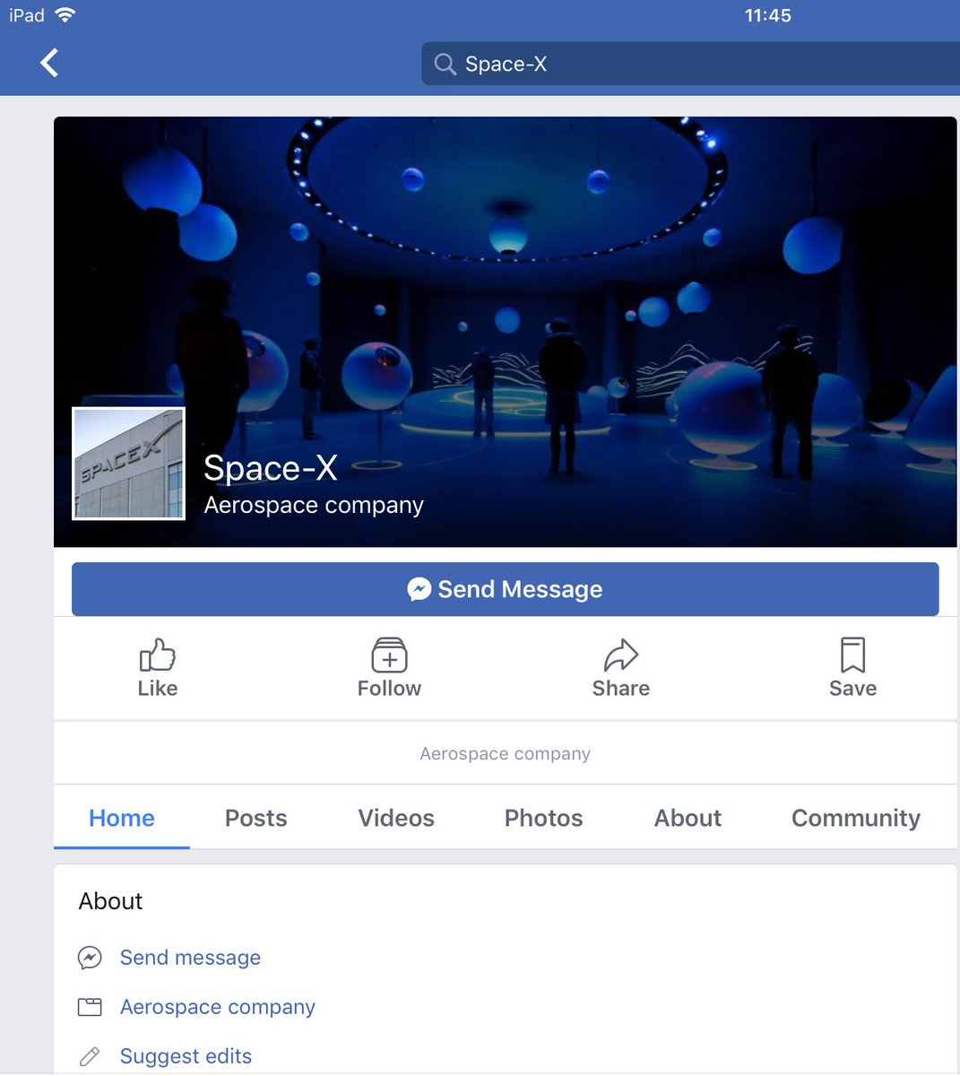 McpeAnthonyP's tweet photo. @elonmusk I found More I’m guessing fake SpaceX Facebook Accounts. https://t.co/efGjFzD7lZ