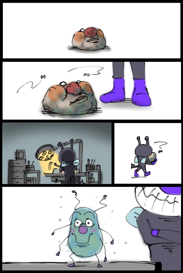 見てはいけないものを見てしまった？アンパンマンのかびるんるんはこうして生まれた！