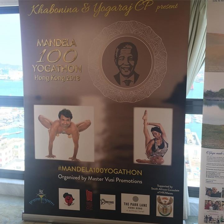 Ntsikarise's tweet photo. @Khabonina_Q Proud Moments @Lion_ofAfrica #Mandela100Yogathon https://t.co/fXb5WeRcfy