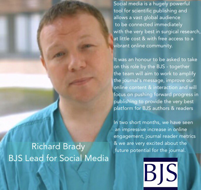 Meet the team - @BJSurgery lead for social media @researchactive consultant colorectal surgeon @NCBDresearch @NewcastleHosps